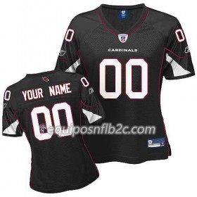 Camiseta Mujer NFL Arizona Cardinals Personalizar Negro 